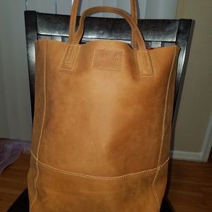 Leather Bucket Bag